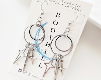 Boothill Inspired Earrings | Honkai Star Rail Inspired Earrings | Cosplay Earrings | Handmade Earrings | Unisex Earrings | Dan Heng | HSR