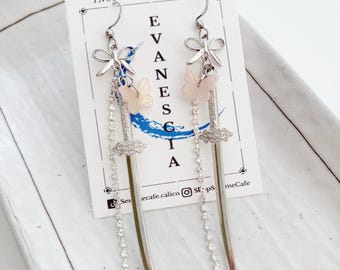 Evanescia Katana Earrings | Honkai Star Rail Earrings  | Cosplay Earrings | Handmade Earrings | Designer Jewelry |