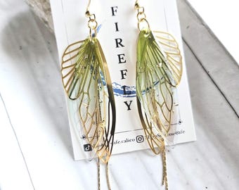 Firefly Earrings | Honkai Star Rail Inspired | Cosplay Accessory | Handmade Earrings | Vintage Style | Elegant Jewelry | HSR | Cafe Calico