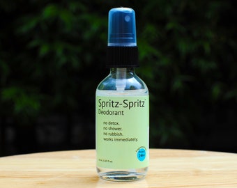 Spritz-Spritz Deodorant : No Detox. No Shower. No Rubbish. Works Immediately.