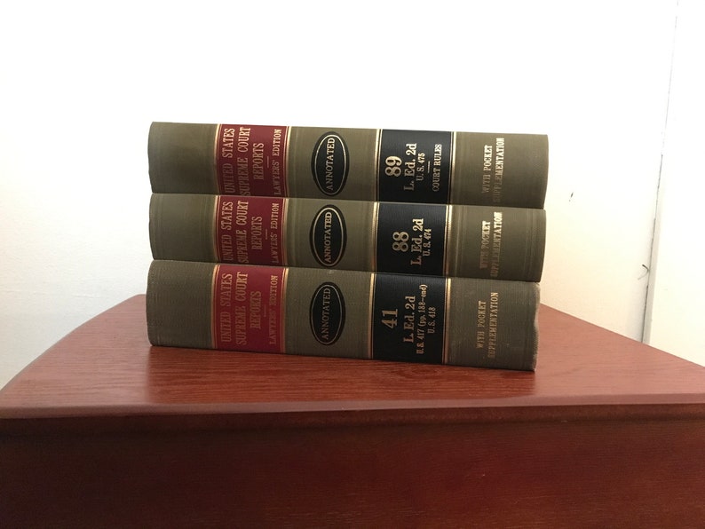 Vintage Law Books Etsy