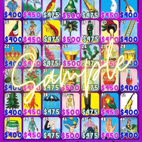 Free Loteria Board - Etsy
