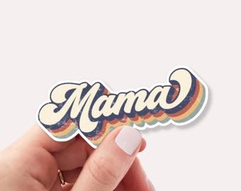 Mama Sticker | Cute Mom Life Vinyl Sticker | Aesthetic Motherhood Decal | Waterproof Sticker for Laptops Water Bottles Planners | Mom Gift