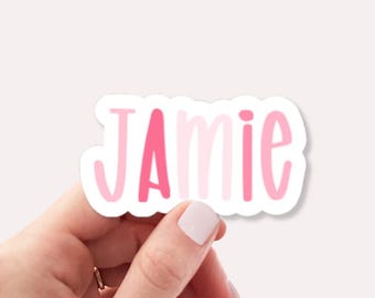 Water Bottle Sticker | Personalized Name Vinyl Sticker | Custom Name Decal | Cute Aesthetic Sticker | Waterproof Laptop & Planner Sticker