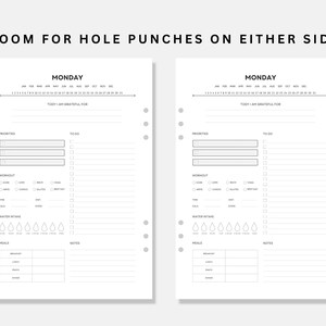 7 Day Planner Printable, Daily Planner Printable, Weekly Planner ...