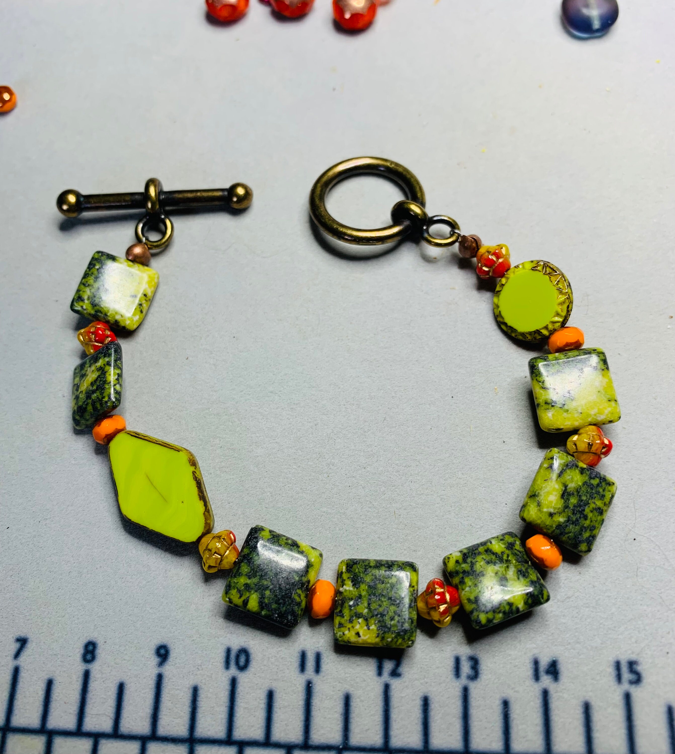 Colorful Bead Bracelet for Women Artistic Bead Bracelet Etsy