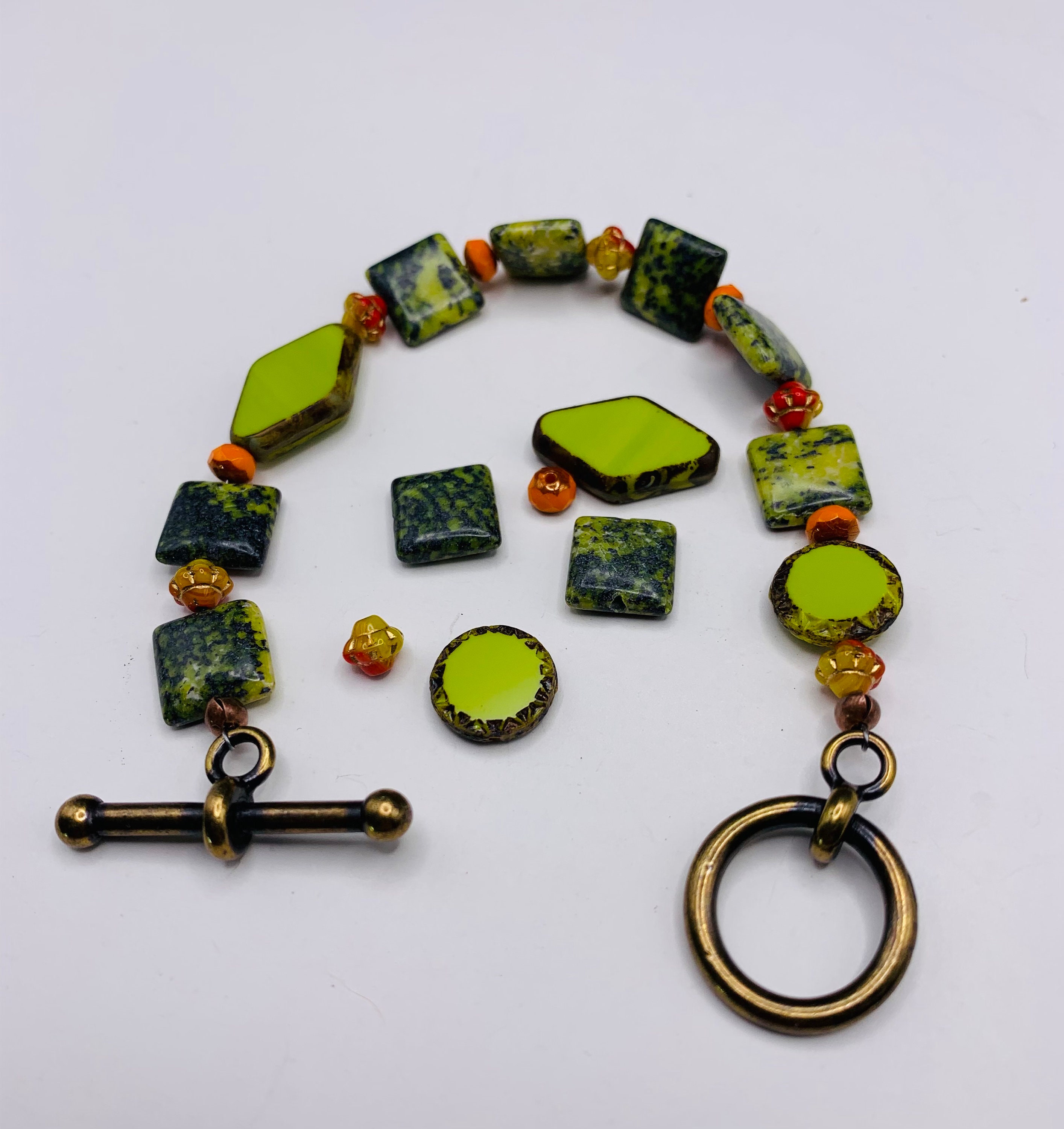 Colorful Bead Bracelet for Women Artistic Bead Bracelet Etsy