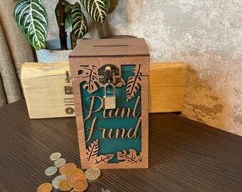 Plant fund money box, cash box, saving