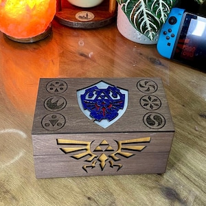 Zelda Inspired Switch Game Storage Box - 56 Cartridge Capacity