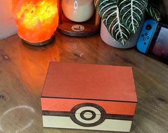Pokémon Inspired Switch Game Cartridge Storage Box, Handmade
