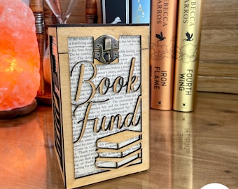 Book fund money box, cash box, saving