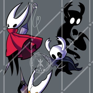 Hollow Knight Wooden Keychains