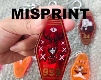 MISPRINT Hazbin Hotel Acrylic Keychains