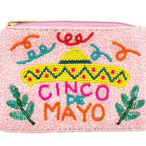 Cinco de Mayo Perlen Geldbörse