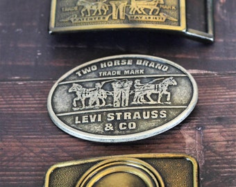 Vintage Levi Strauss Belt Buckle - Etsy Vintage Levi Strauss Belt Buckle - Etsy