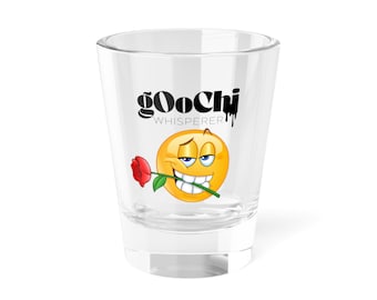 Funny Shot Glass with Emoji Design, Great for Parties, Gag Gift, Bars, Home Decoration, Unique Collectible