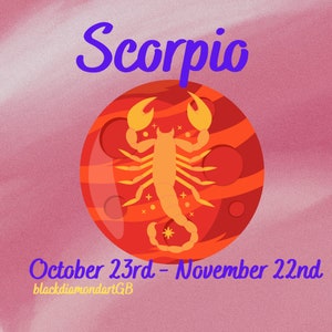 Scorpio scorpion Zodiac sign abstract art print. Scorpio scorpion astrology sign art print. Scorpio scorpion star sign abstract art print.