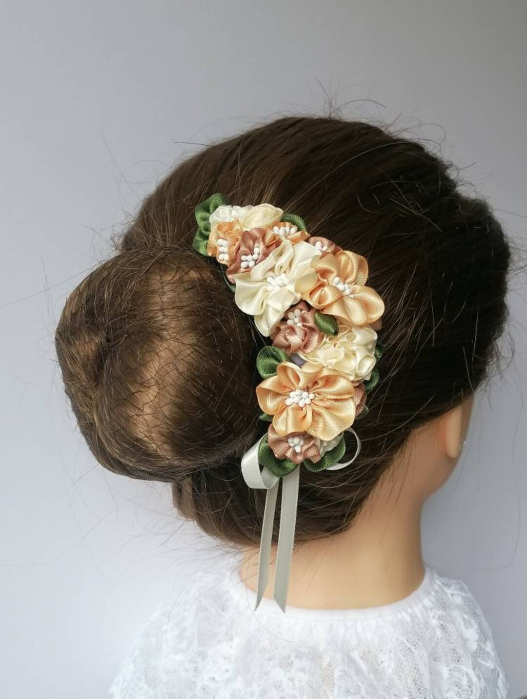 Ballet Bun Wreath Professional Classical Ballet Hair Accessory Cream