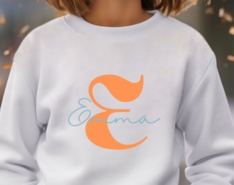 Custom Kids Name Shirt: Personalized Letter T-shirt, Birthday Gift