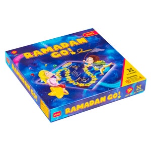 Ramadan Board Game for Kids, Ramadan Go! Fun Ramadan Educational Activity for Children of age 5 - 16, A Unique Islamic Gift Idea