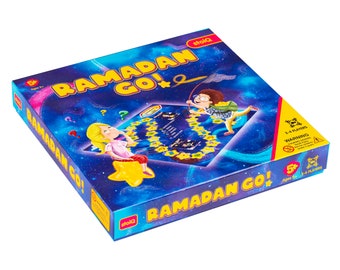 Ramadan Go! Board Game for Kids: Islamic Educational Activity, Ramadan gift for kids, Islamic gift, Ramadan Game,  Foldable Board Game
