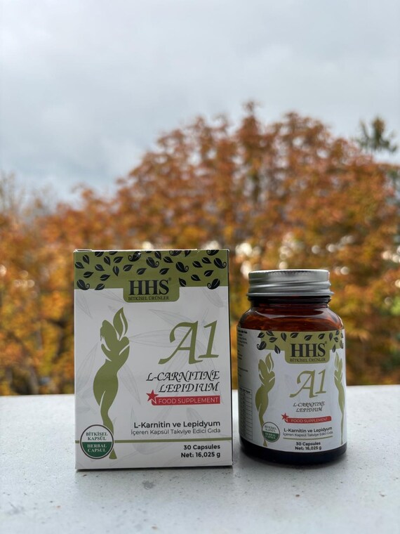 l carnitine lepidium food supplement Carnitine Complément Alimentaire Carnitine HHS - 30 Capsules Pour 30 Jours