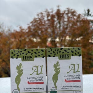HHS A1 - L-Carnitine Lepidium - 2 months - 2x 30 capsules - Herbal