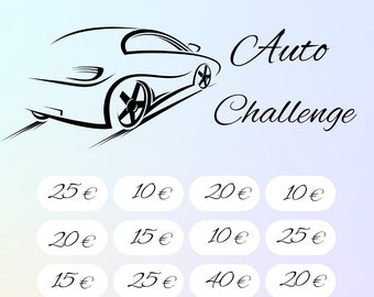 Auto Spar Challenge /A6/ Umschlag Methode