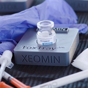 Xeomin Single Tray, Botox Bottle Spill Reducing ToxTray Tower Holder, MedSpa Aesthetic Nurse Injectors, NP, PA's, MD's, Beauty Nurse Gift