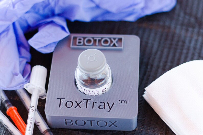 Botox Single Tray, Botox Bottle Spill Reducing ToxTray Tower, MedSpa, Aesthetic Nurse Injectors, NP, PA's, MD's, Beauty Nurse Gift image 2