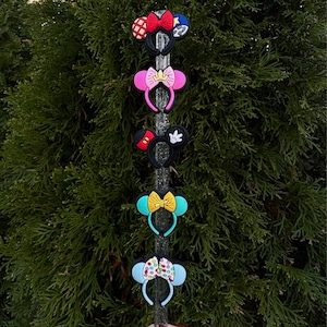 Princess headband Straw Topper/ Minnie mouse Ears Straw Topper