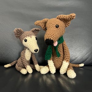 Italian Greyhound and Puppy Crochet Patterns – Amigurumi (PDF Download)