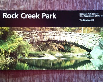Rock Creek Park Official NPS Guide Map Brochure National Parks America The Beautiful