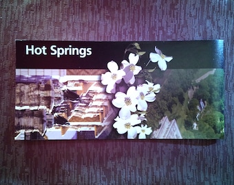 Hot Springs National Park Official NPS Guide Map Brochure National Parks America The Beautiful