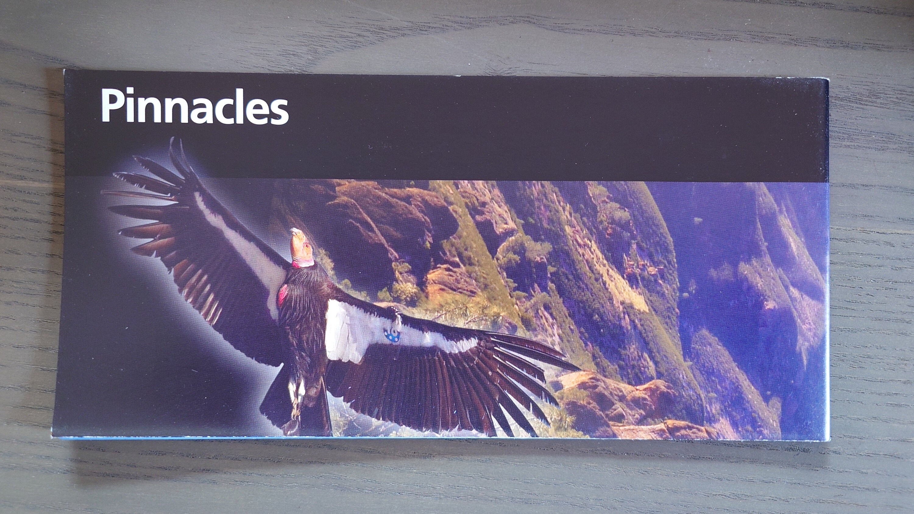 Pinacles Map Pinnacles National Park Official NPS Map Guide Brochure National Parks ...
