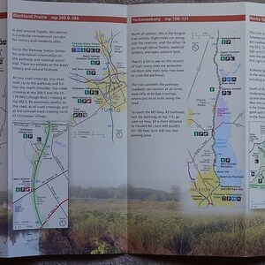 Natchez Trace National Scenic Trail Official NPS Guide Map Brochure ...