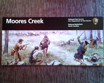 Moores Creek National Battlefield Official NPS Guide Map Brochure National Parks America The Beautiful