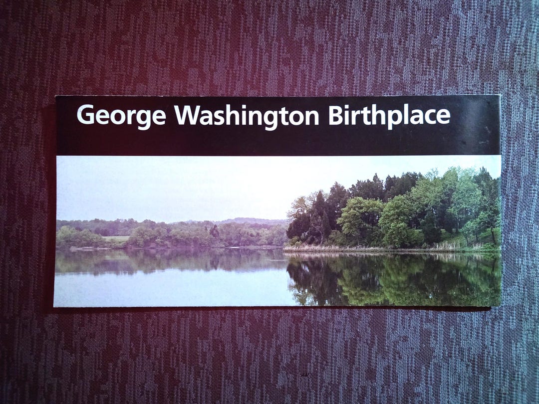 Birthplace Guide George Washington Birthplace National Monument Official NPS Guide Map ...