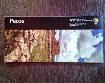 Pecos National Historical Park Official NPS Guide Map Brochure National Parks America The Beautiful