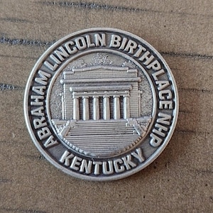 Official NPS Token Abraham Lincoln Birthplace National Historical Park Collectible Coin National Parks America The Beautiful