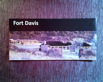Fort Davis National Historic Site Official NPS Guide Map Brochure National Parks America The Beautiful