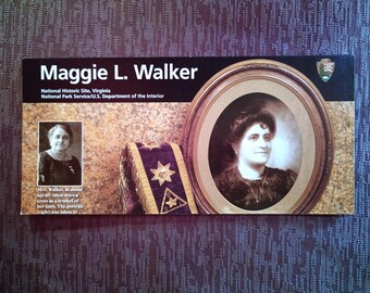 Maggie L. Walker National Historic Site Official NPS Guide Map Brochure National Parks America The Beautiful