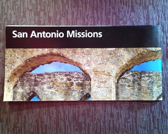 San Antonio Missions National Historical Park Official NPS Guide Map Brochure National Parks America The Beautiful