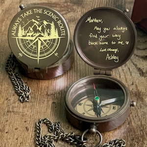 Personalized Compass, First Communion Gift, Confirmation Gift, Baptism Gift, Religious Gift, Personalized Compass, Custom Engraved Compass