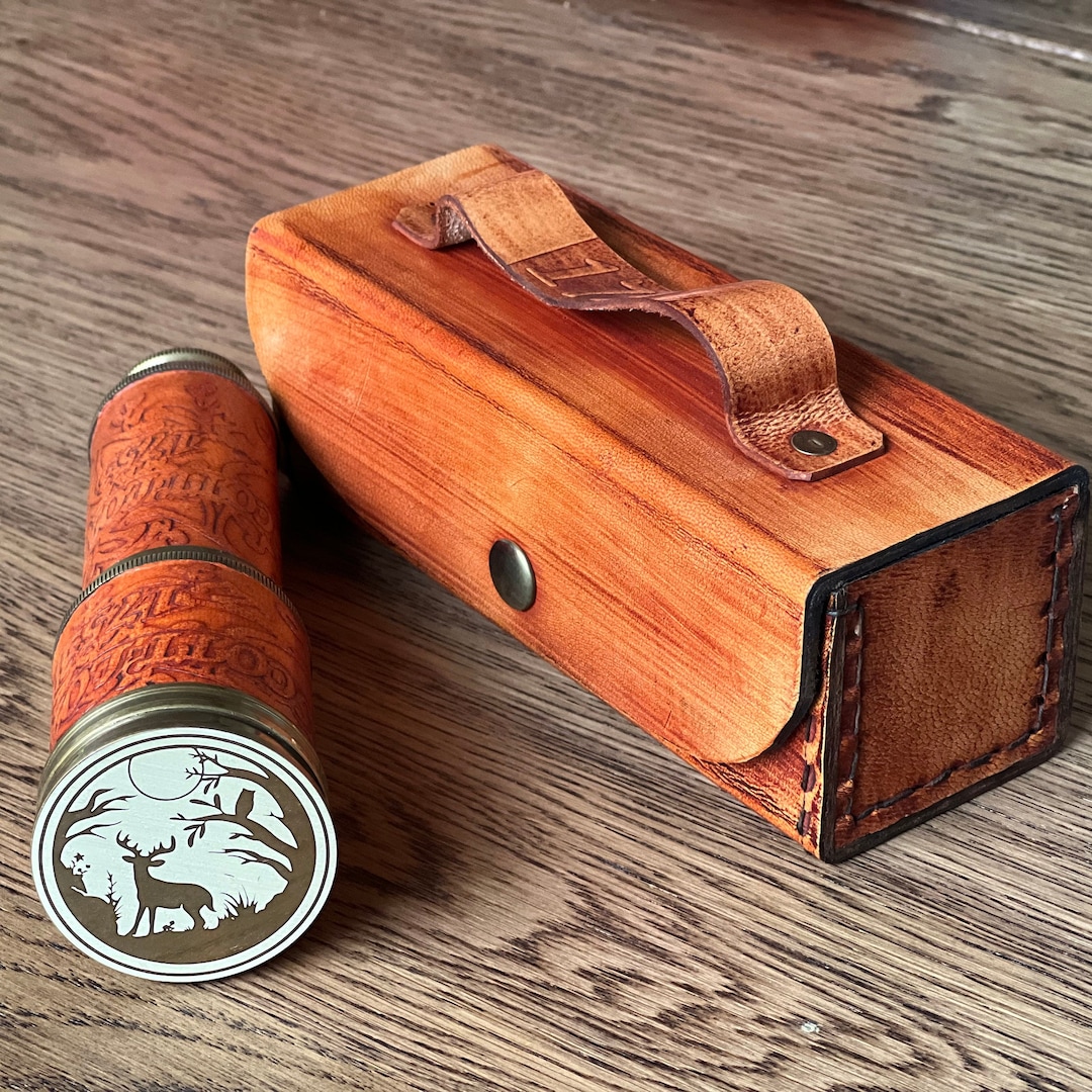 Telescope personalized christmas gifts to son engraved handmade
