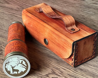 Telescope with engraving including leather case personalized Christmas gift for grandson
