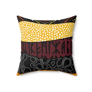 Multicolor Ankara decorative pillow/ Square pillow /Cushion /African tribal inspired home decor/ Afrocentric bedroom Decor/Gift for mom