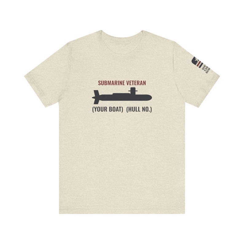 Personalized Submarine Veteran Shirt - Boat Name and Hull Number - Service Earned Benefits VAAR image 10