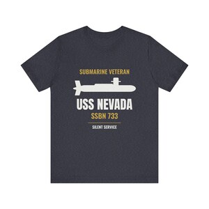 Camiseta personalizada para veteranos de submarinos con nombre del submarino y número de casco - Regalo personalizado para submarinistas imagen 6