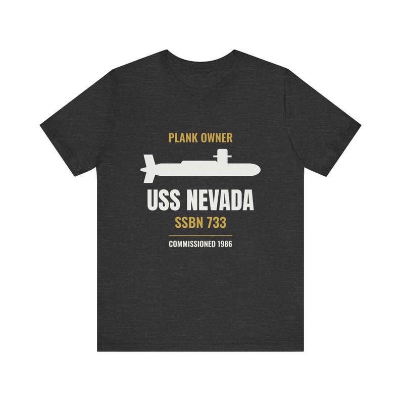 Personalized Plank Owner Submarine Shirt - Custom Boat Name Hull Number and Commissioning Year image 5
